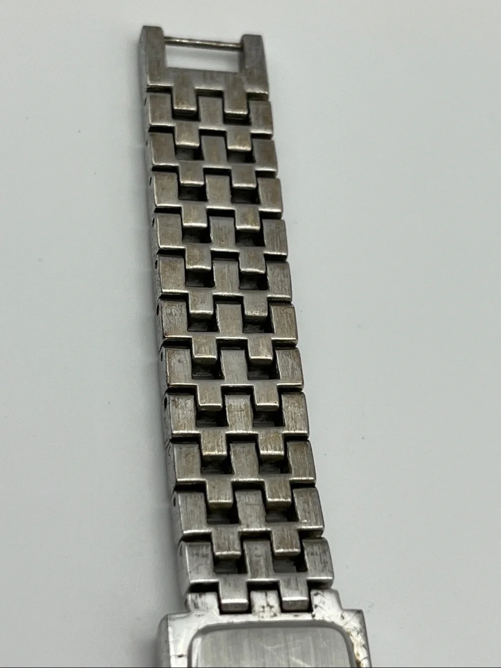 Anne Klein Silver Crystal-Accented Bracelet Watch